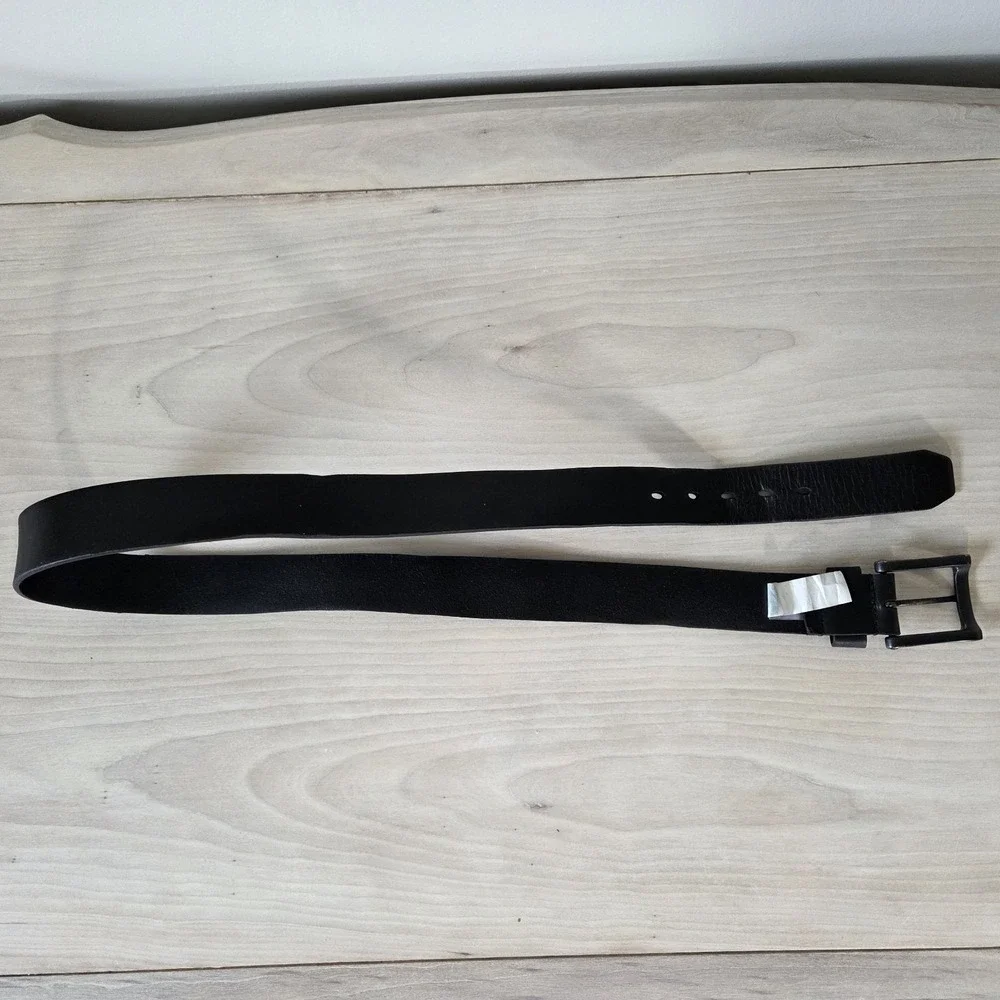 Carhartt Men's Anvil Belt Black Full Grain Bridle Leather Sz 40 Heavy Duty Work